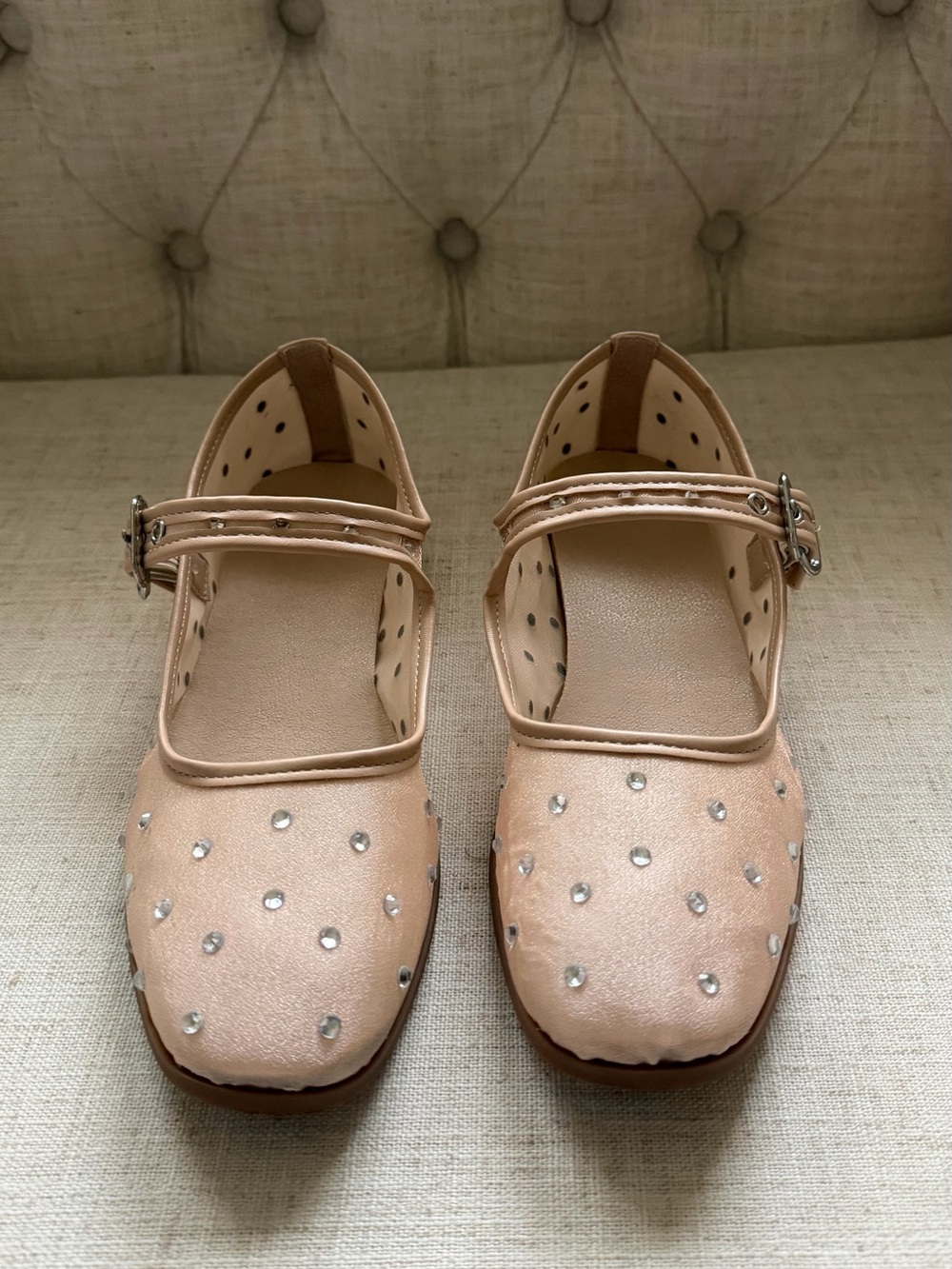 Sparkle Mary Jane Flats - Picture 2 of 6